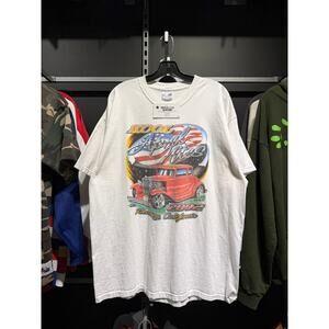 2002 Kool Nites Vintage Hot Rod Car Show Tee Shirt Redding California NHRA Drag